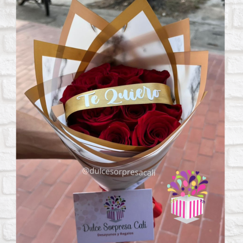 bouquet rosas rojas