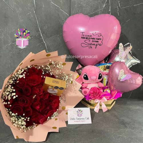 Anchetas dulceras, sorpresas para enamorar envios a domicilio cali flores, rosas, peluches floristerías en cali detalles a domicilio