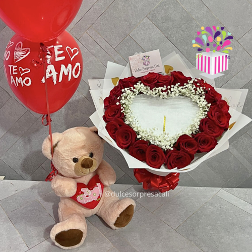 MENSAJE OCULOTO CON ROSAS