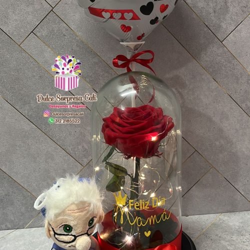Rosa eterna Para Mamá