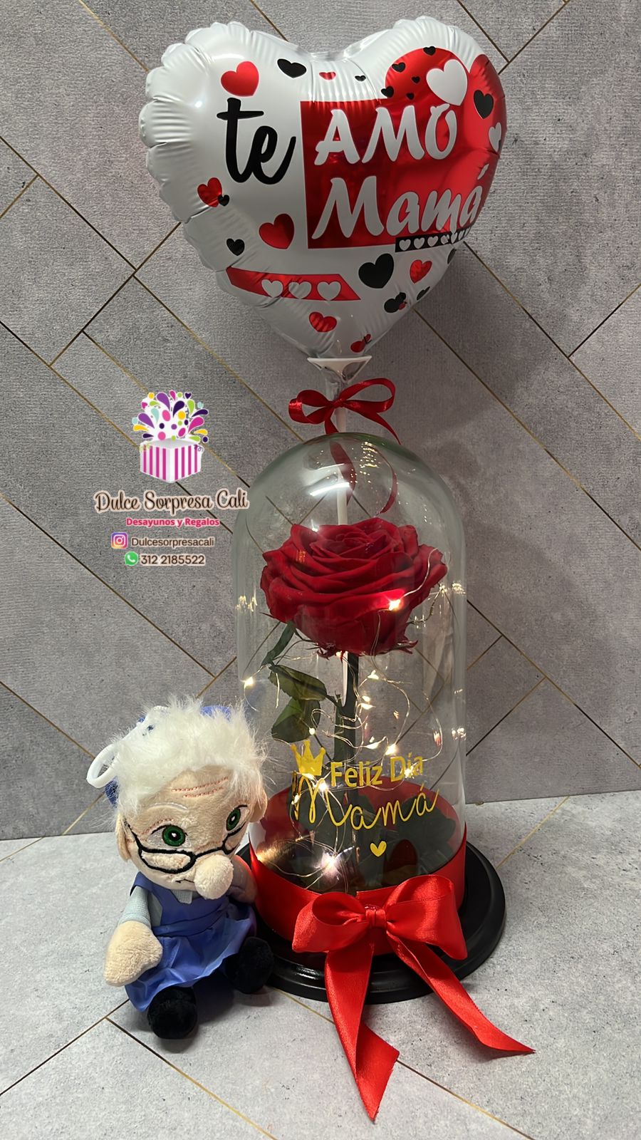 Rosa eterna Para Mamá